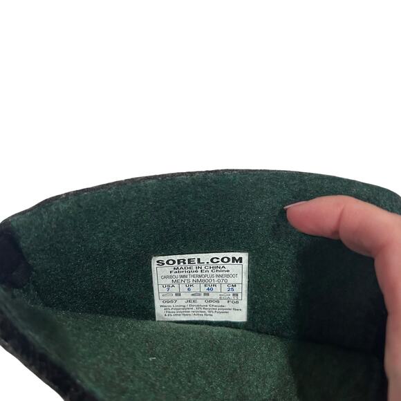 Vintage Sorel ThermoPlus Felt Replacement Liner Boot Inserts Sz 7 Men - Picture 2 of 5